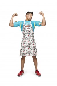 Emma Bridgewater has created two limited edition aprons for Sport Relief 2014 available from HomeSense and TK Maxx stores